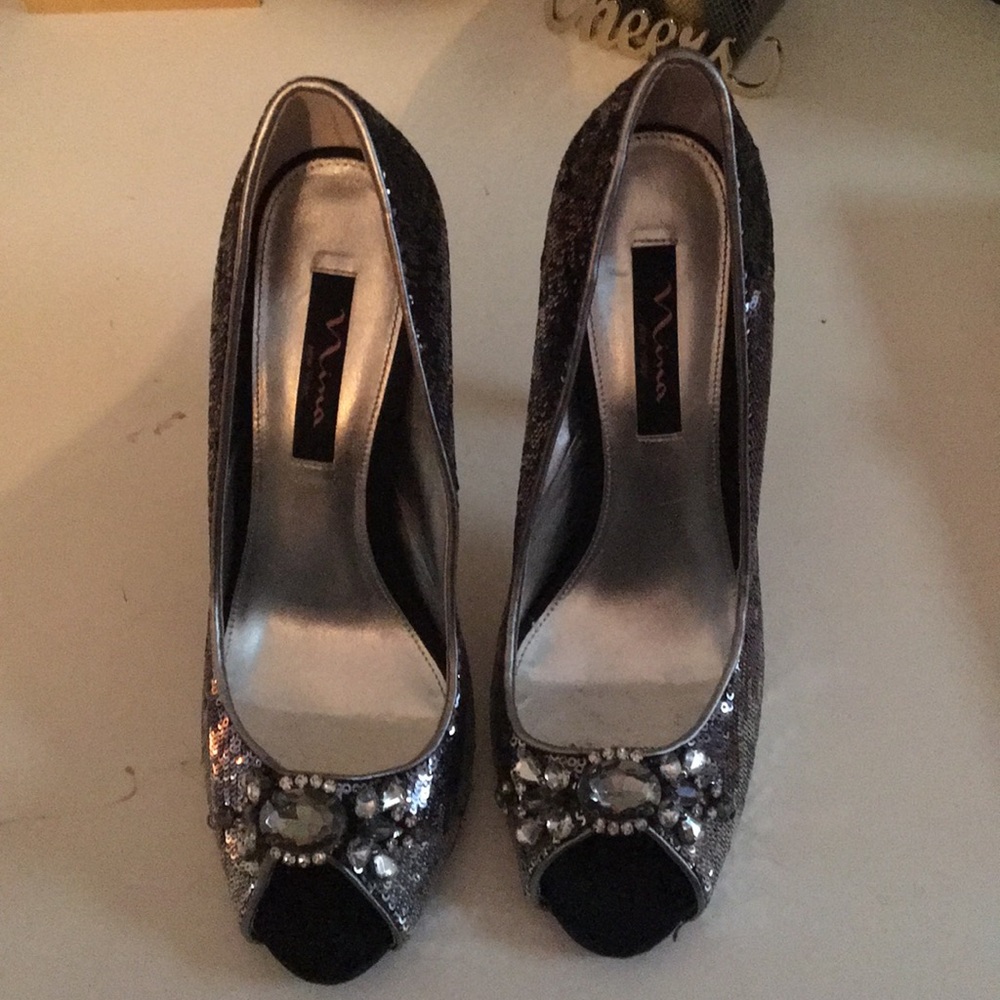 Super tall and sparkly heels